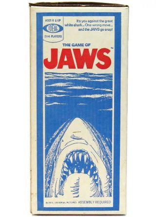 Vintage Ideal Game of JAWS Great White Shark Complete w/Box Pick Instructions EX 7