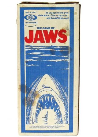 Vintage Ideal Game of JAWS Great White Shark Complete w/Box Pick Instructions EX 8