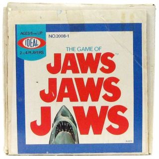 Vintage Ideal Game of JAWS Great White Shark Complete w/Box Pick Instructions EX 9