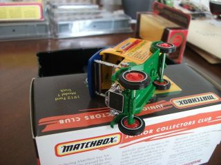 Matchbox Model Of Yesteryear Very Rare Issue 1 Junior Collectors Club Blue Roof 3