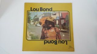 Lou Bond Self Titled We Produce Xps1904 Lp Very Rare No Cut Out Funk/soul