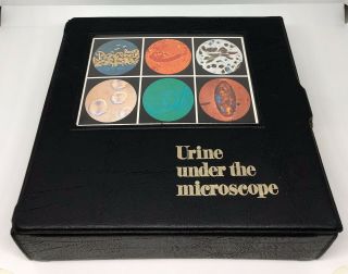 Urine Under The Microscope 1975 Vintage Slide Slides Viewer Science Medical