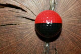 Vintage Ping Red And Black Golf Ball Gem 10 Of 10