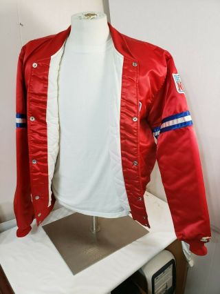 Vintage York Giants Starter Jacket Men ' s XL Satin Red NFL 6