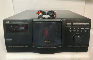Vintage Jvc Xl - Mc222bk 200 Disc Cd Player/changer - Very,  Remote