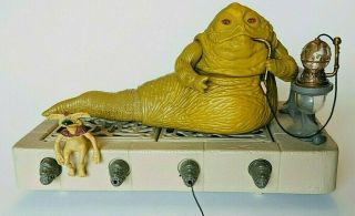 Vintage 1983 Kenner Star Wars Rotj Jabba The Hutt Jedi Playset Toy Complete