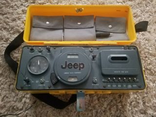 Vintage Jeep Boombox Cd Am/fm Radio Cassette Player Portable,
