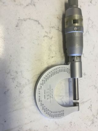 Vintage Tesa Tesamaster Swiss Made 0 - 1” Micrometer Machinist Tool.