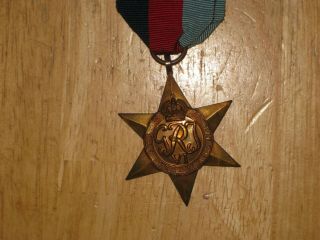 Ww2 British Canadian Medal 1939 - 1945 Star