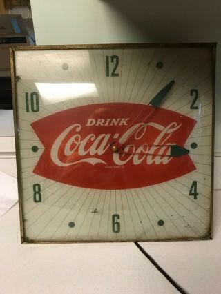 Vintage Coca - Cola Pam Clock Diner