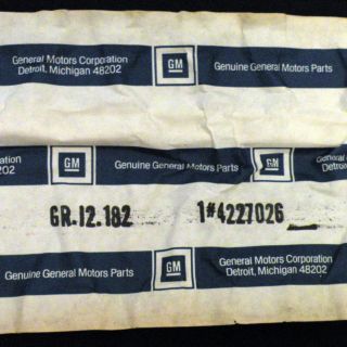 k] NOS 1966 Chevy Impala Caprice Rear Compartment Trunk Lid Mldg RARE GM 4227026 6