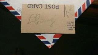 Lou Gehrig Pencil Signed Autograph Vintage Cut Reprint Or Authentic?