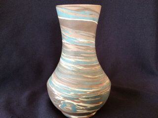 Niloak Mission Swirl Pottery Vase Arts & Crafts Vintage Early First Mark 2