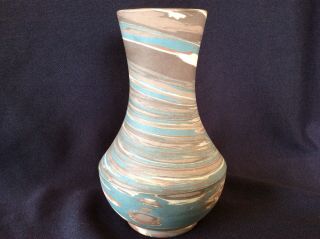 Niloak Mission Swirl Pottery Vase Arts & Crafts Vintage Early First Mark 3