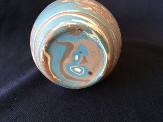 Niloak Mission Swirl Pottery Vase Arts & Crafts Vintage Early First Mark 5