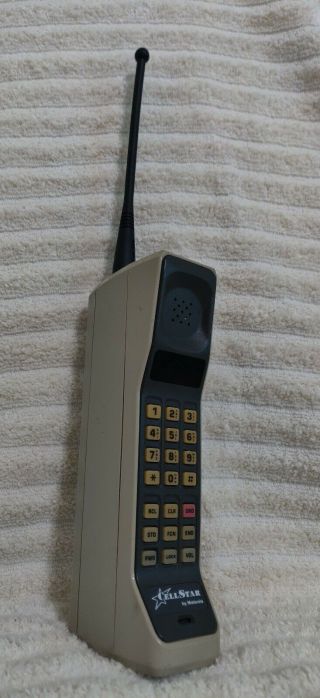 Vintage Rare Motorola Cellular One Thick Brick Cell Phone Mobile