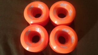 Alva Conical Skateboard Wheels 59mm 101a - Orange - With No Packaging