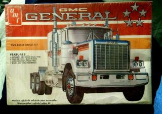 Vintage Amt Gmc General Truck Model Kit