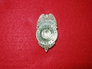 Vintage North Carolina Wildlife Resources Commission Enforcement Badge