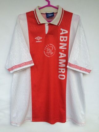 Ajax 1991 1992 1993 Home Football Soccer Shirt Jersey Rare Umbro Vintage Trikot