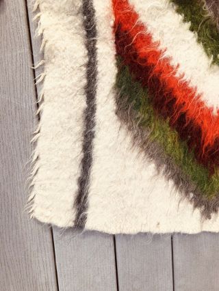 Vintage 1940s Navajo Native American Wool Rug Blanket 78 x 52 10