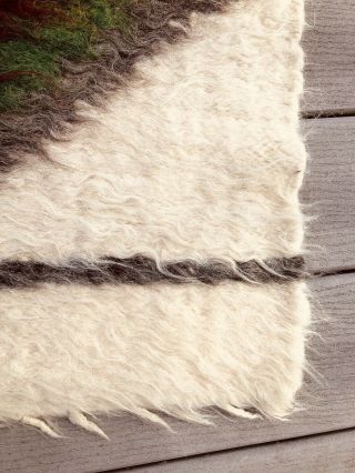 Vintage 1940s Navajo Native American Wool Rug Blanket 78 x 52 6