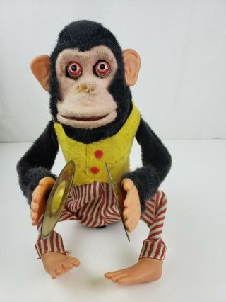Vintage Battery Operated Musical Jolly Chimp Monkey - - 2