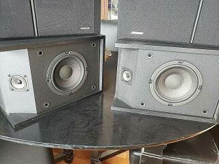 Pair (2) Vintage 1991 Bose 201 Series III Direct/Reflecting Speakers Black 2