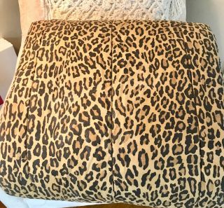 Vhtf Vintage Ralph Lauren Home Aragon Leopard Full/queen Comforter
