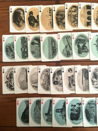 Vintage Fred Harvey Souvenir Playing Cards Indians Of The Southwest