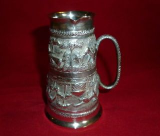 Very Decorative Early 20th Century Indian Silver Double Ended Spirit Measure 3