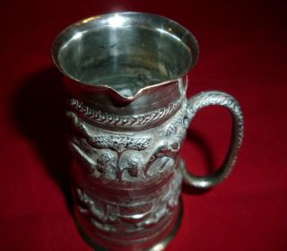 Very Decorative Early 20th Century Indian Silver Double Ended Spirit Measure 4