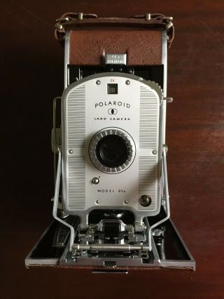 Vintage Polaroid Land Camera Model 95b W/ Box & Paperwork