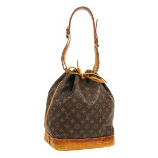 Auth Louis Vuitton Noe Drawstring Shoulder Bag Monogram Vintage M42224 A44636