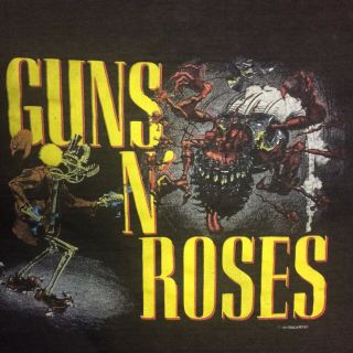 Vintage Guns N Roses Banned Concert Tee Rare