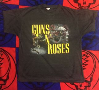 Vintage Guns N Roses Banned Concert Tee Rare 2
