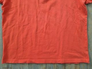 VTG Fred Perry Twin Tipped Polo,  Orange W/ Dark Blue Trim,  Men’s XL,  FreeShipping 3