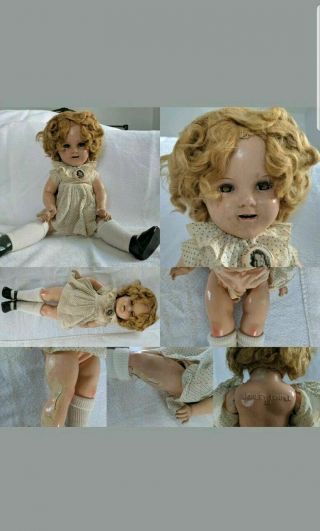 2 18  Dolls All Ideal MakeUp Shirley Temple &Rare M Alexander Walker 3
