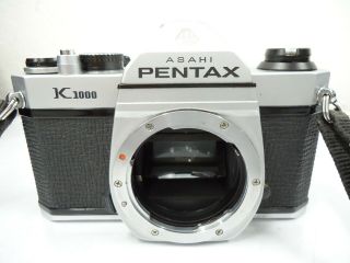 VINTAGE Asahi Pentax K1000 SLR Film Camera with Carry Bag and Various Lenses 6