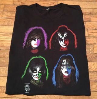 Vintage 90s 1996 Winterland Kiss Army T Shirt Rare Size 4xl 5xl?