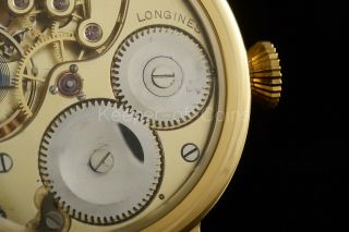 VINTAGE LONGINES MEN ' S WRIST WATCH 12 SIZE 17 JEWELS SWISS MOVEMENT 10