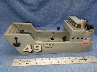 Vintage Buddy L Navy Landing Craft Lst 49,  Metal Toy 49lst,