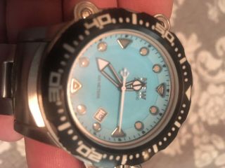 NFW Viperfish Dive Watch - Rare Find In Aqua Blue - 10