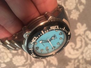 NFW Viperfish Dive Watch - Rare Find In Aqua Blue - 7