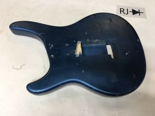 Vintage 80 ' s Washburn Japan Force 3 Electric Guitar Body Blue 6