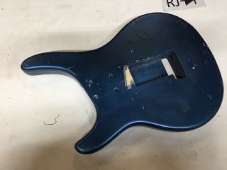 Vintage 80 ' s Washburn Japan Force 3 Electric Guitar Body Blue 7