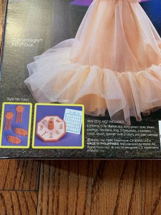 1984 Barbie Peaches ' n Cream Vintage Star 80 ' s Mattel,  BoX/Acc’s 4