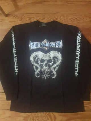 Bolt Thrower Shirt 1993 Band Xl Tour Og,  Rare Vintage Death Black Metal Carcass