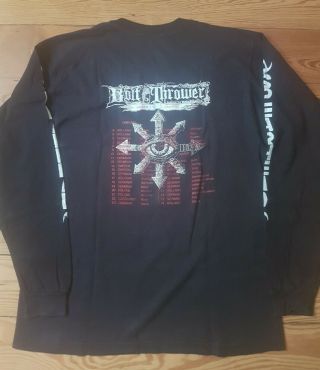 Bolt Thrower Shirt 1993 Band XL Tour OG,  rare Vintage Death Black Metal Carcass 6