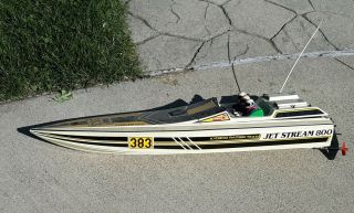 Kyosho Jet Stream 800 Remote Control Rc Racing Race Speed Boat Vintage Toy Hobby